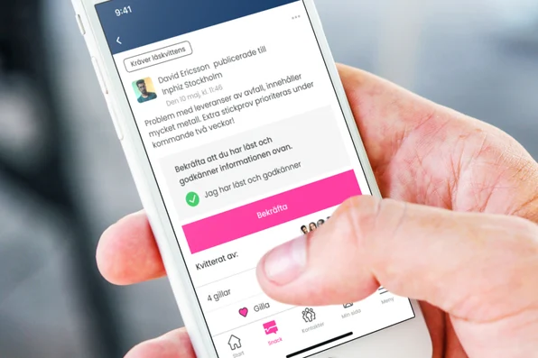 Läskvittens i Inphiz-appen
