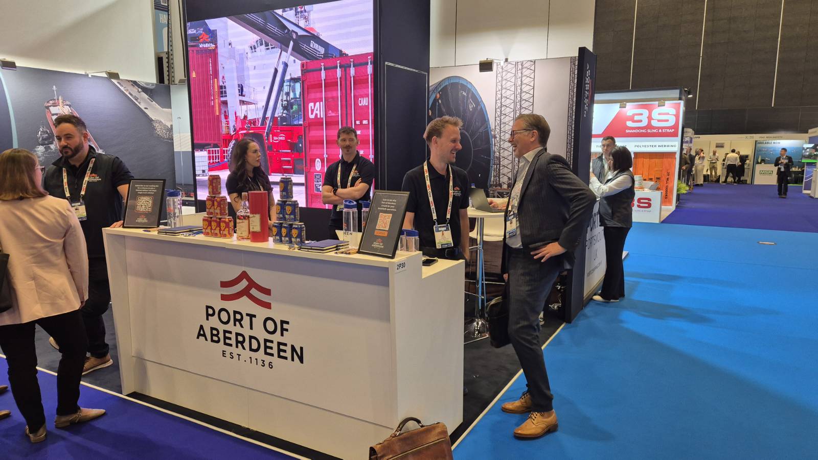 Inphiz at the Port of Aberdeen stand